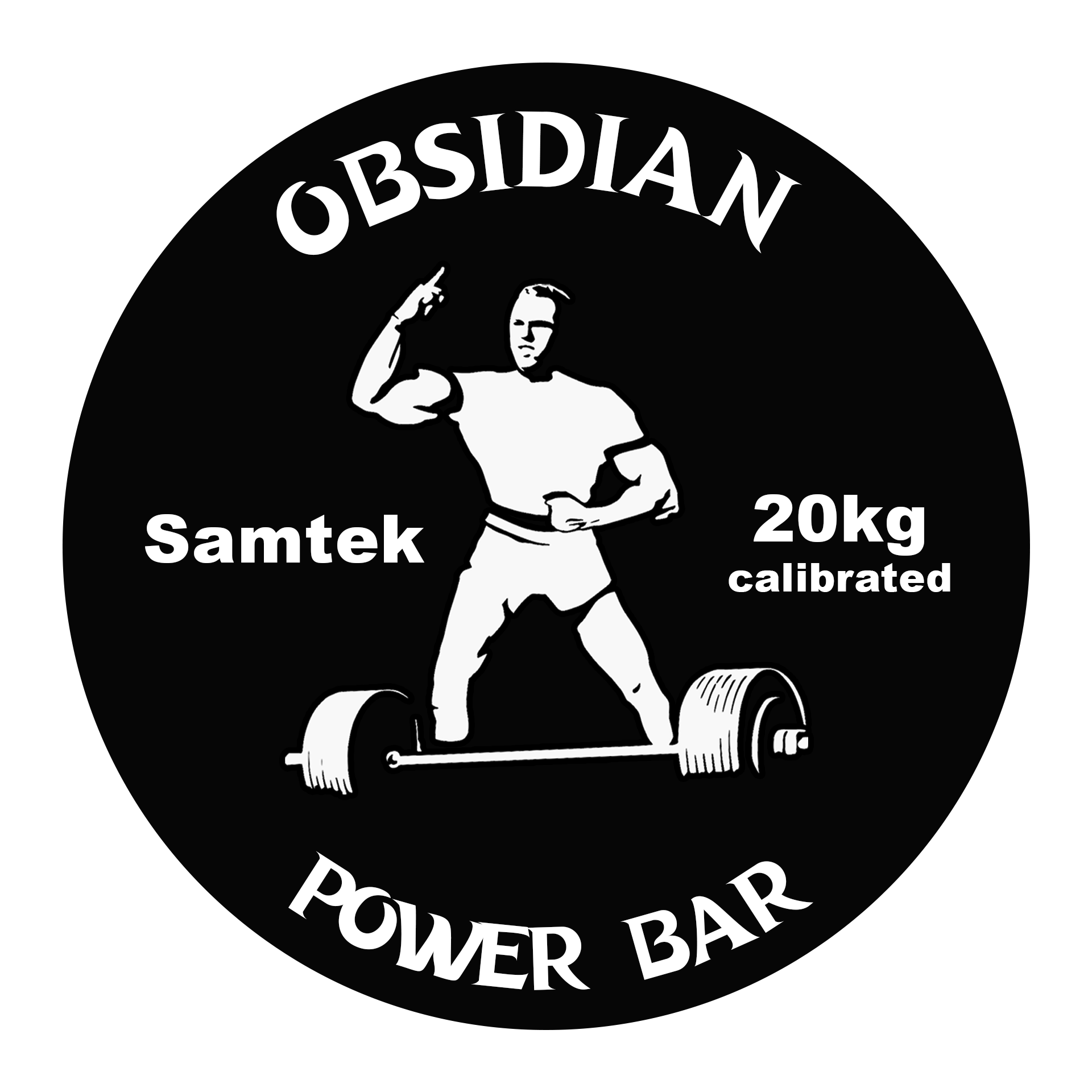 Plakietka OBSIDIAN POWER BAR