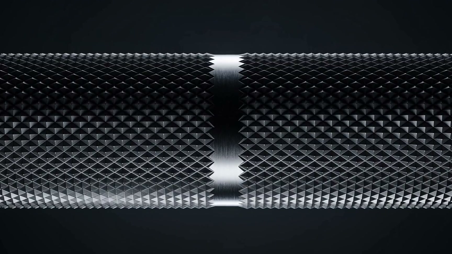 Makrofotografia radełka sztangi OBSIDIAN POWER BAR